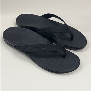 New Vionic Men Wave Sandal in Black Size 13